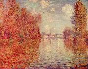 Claude Monet Herbst in Argenteuil Sweden oil painting artist